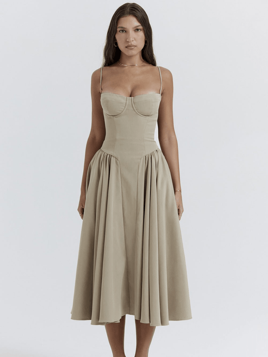 Valentine | Elegante Vestido Midi Retro