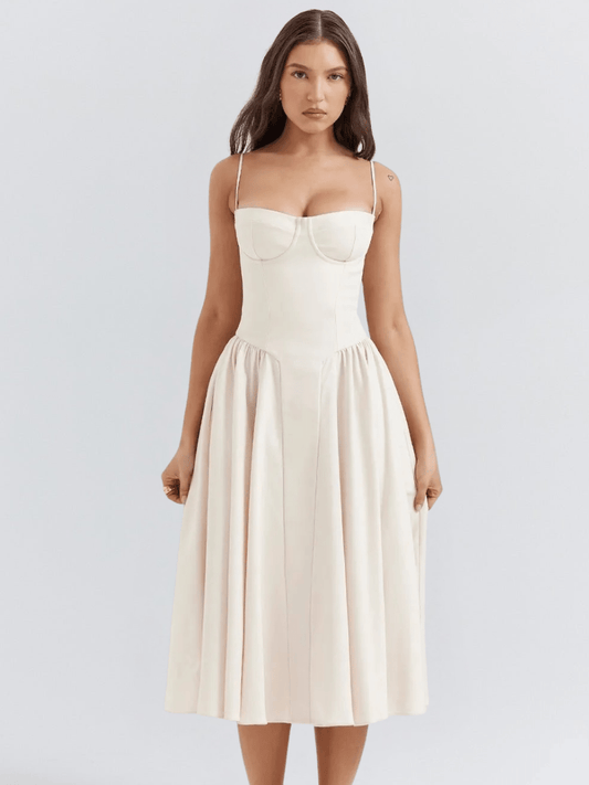 Valentine | Elegante Vestido Midi Retro
